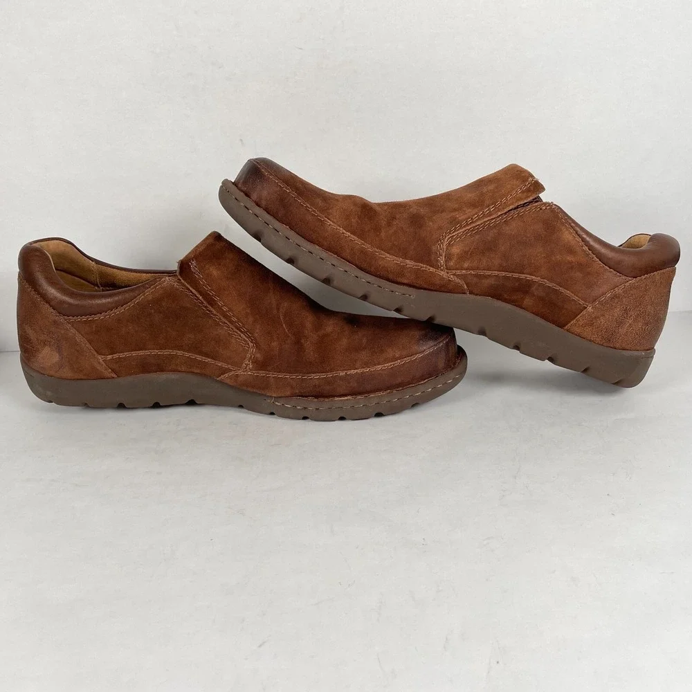 Born Nigel Loafers Mens Size 13 M Brown Suede Slip On Casual Comfort Shoes